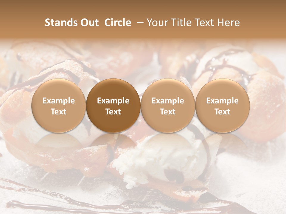 Sweets Choux Sugar PowerPoint Template