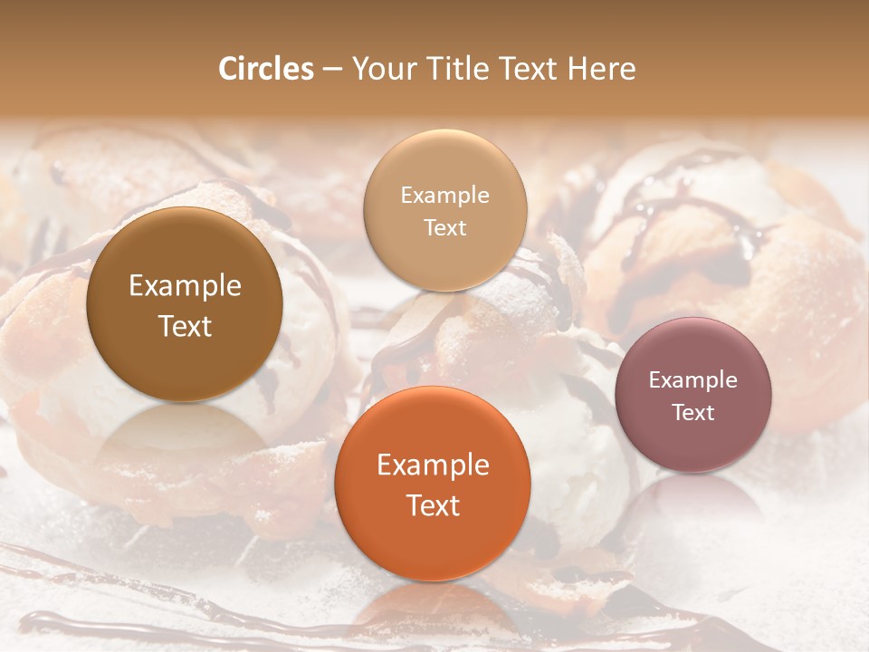 Sweets Choux Sugar PowerPoint Template