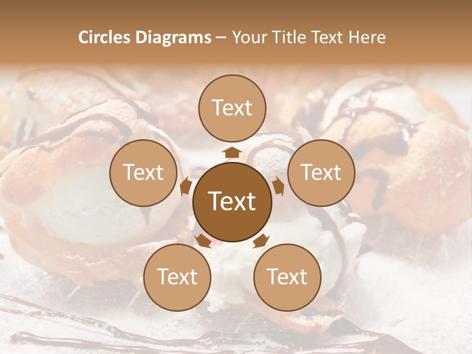 Sweets Choux Sugar PowerPoint Template