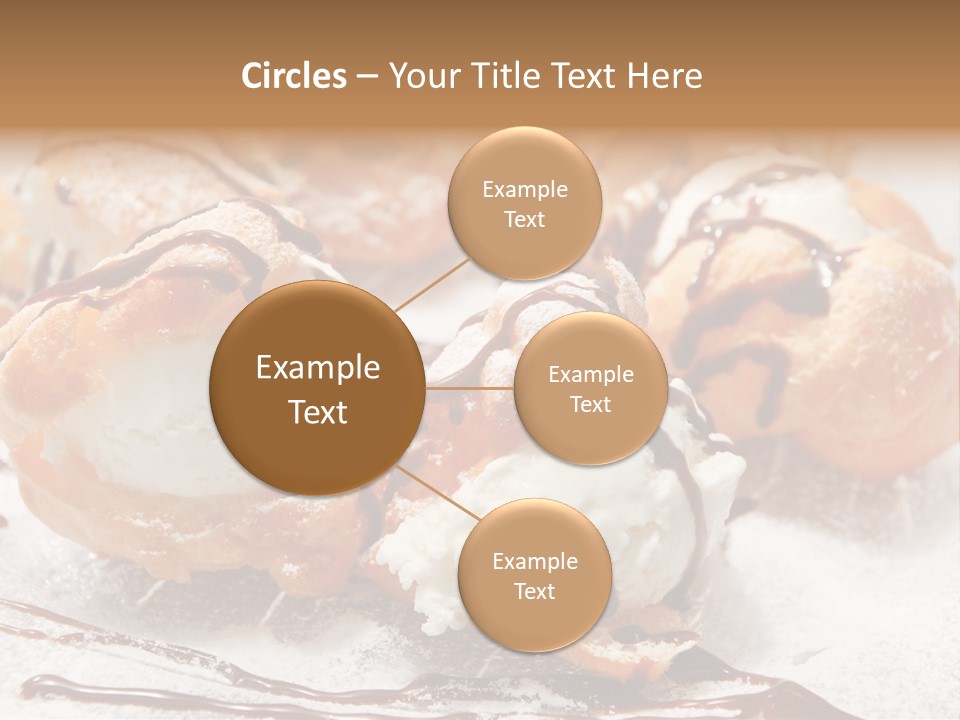 Sweets Choux Sugar PowerPoint Template