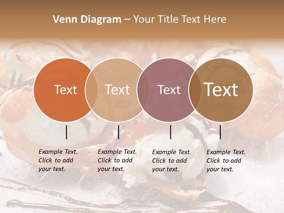 Sweets Choux Sugar PowerPoint Template