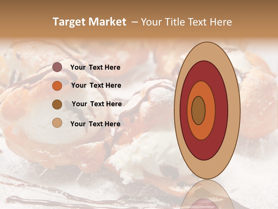 Sweets Choux Sugar PowerPoint Template