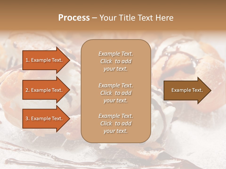 Sweets Choux Sugar PowerPoint Template