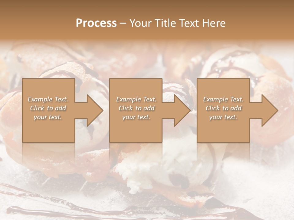 Sweets Choux Sugar PowerPoint Template