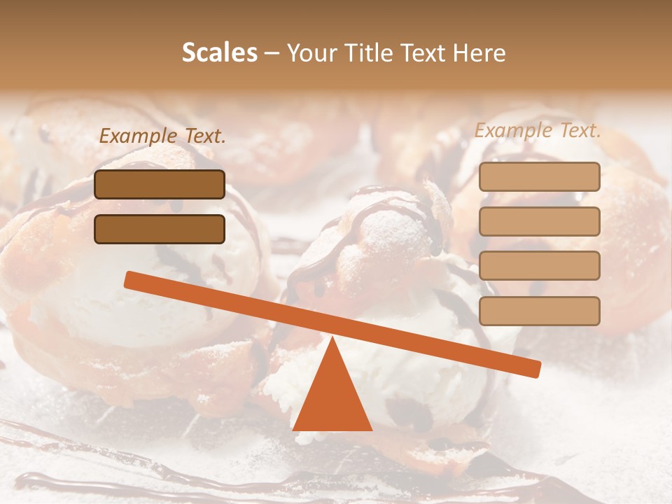 Sweets Choux Sugar PowerPoint Template