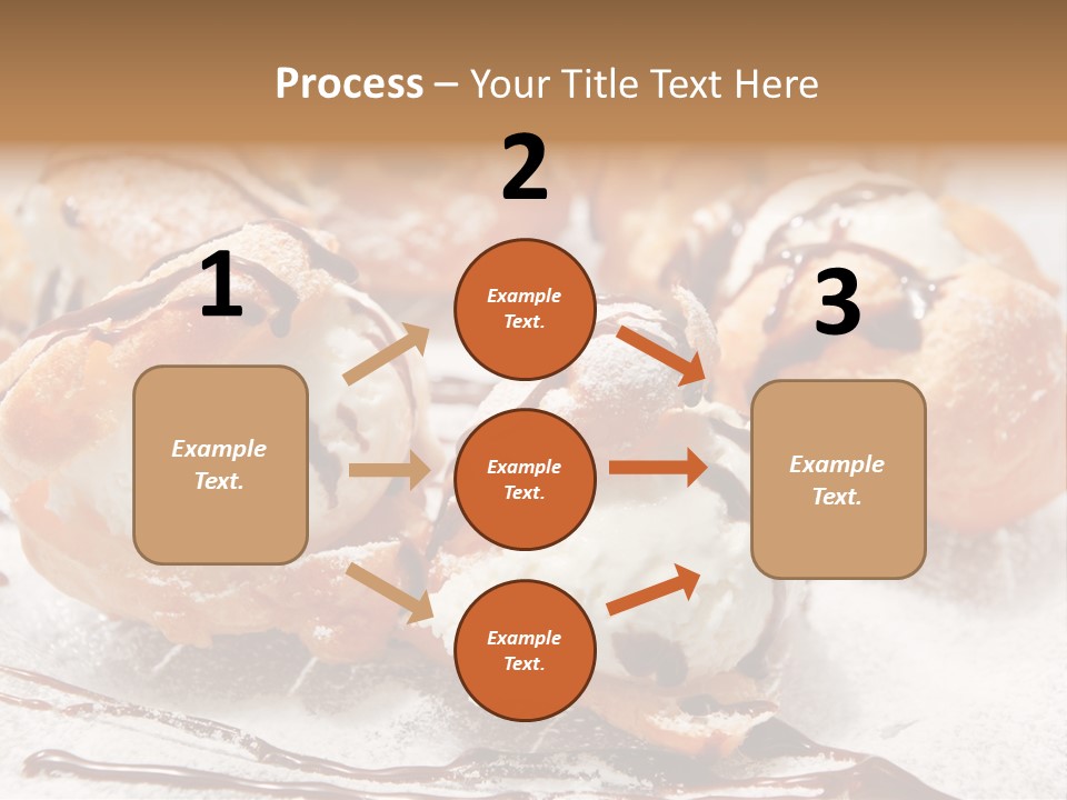 Sweets Choux Sugar PowerPoint Template