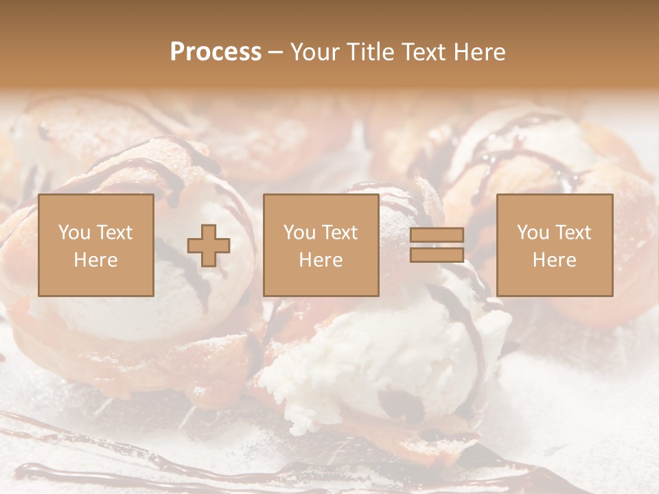 Sweets Choux Sugar PowerPoint Template