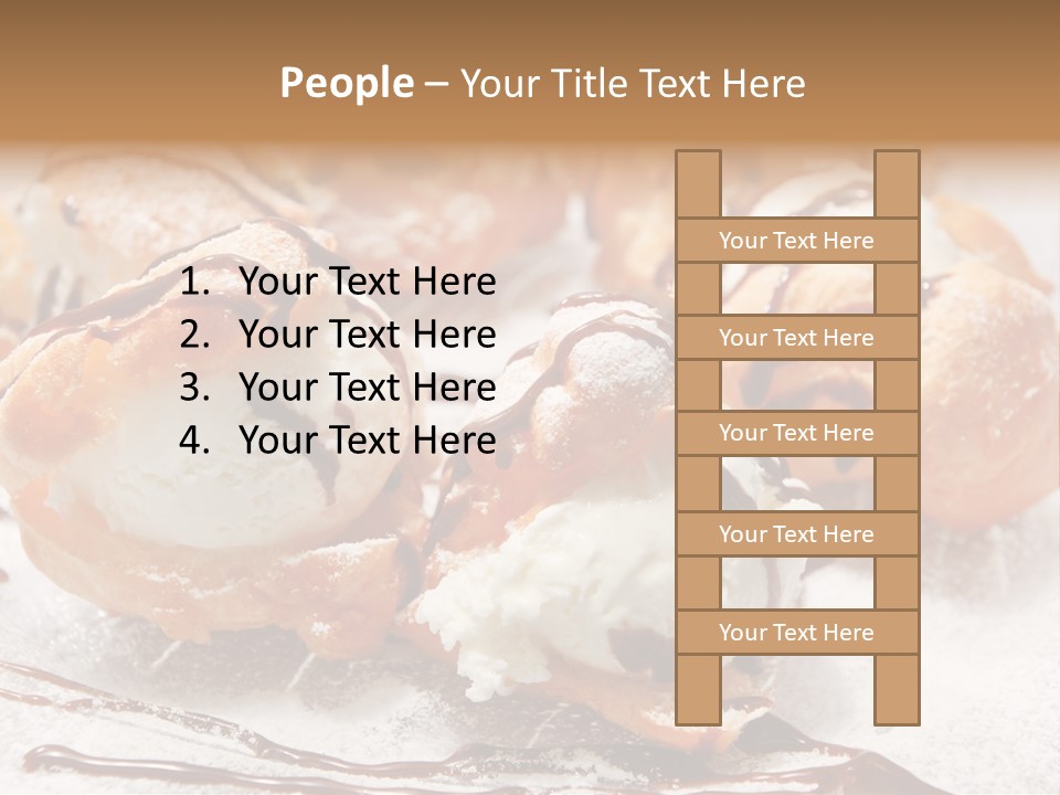 Sweets Choux Sugar PowerPoint Template