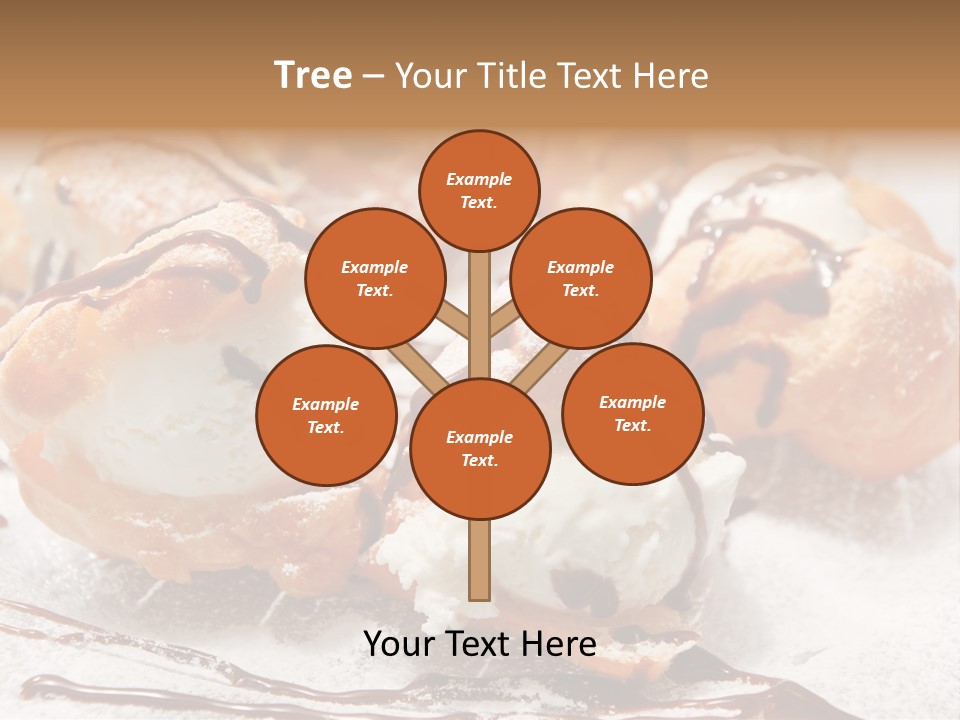 Sweets Choux Sugar PowerPoint Template