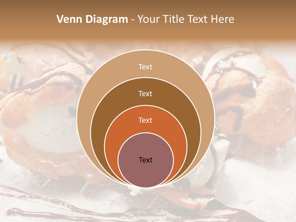 Sweets Choux Sugar PowerPoint Template