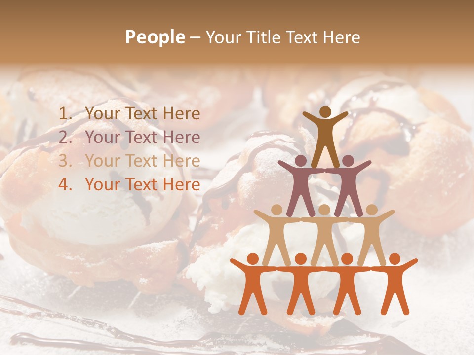 Sweets Choux Sugar PowerPoint Template