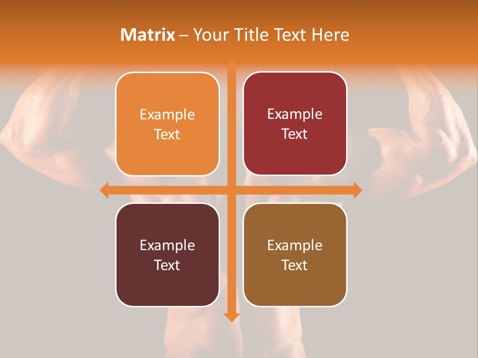 Posing Abdominal Body PowerPoint Template