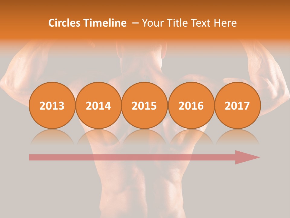 Posing Abdominal Body PowerPoint Template