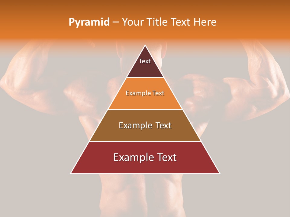 Posing Abdominal Body PowerPoint Template