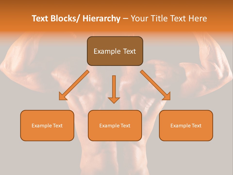 Posing Abdominal Body PowerPoint Template