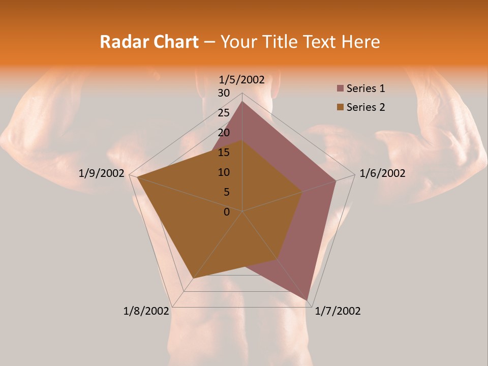 Posing Abdominal Body PowerPoint Template