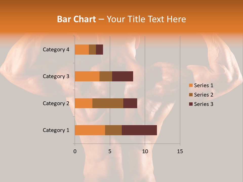 Posing Abdominal Body PowerPoint Template