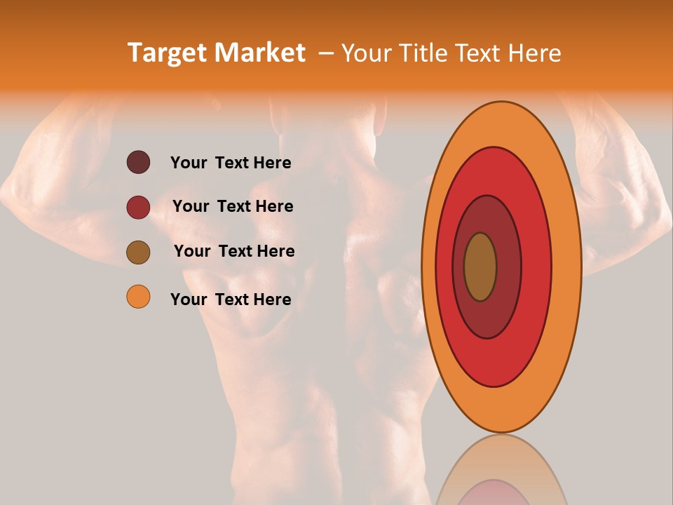 Posing Abdominal Body PowerPoint Template