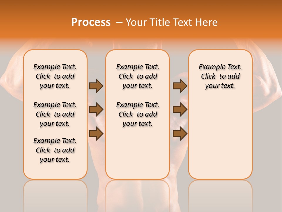 Posing Abdominal Body PowerPoint Template