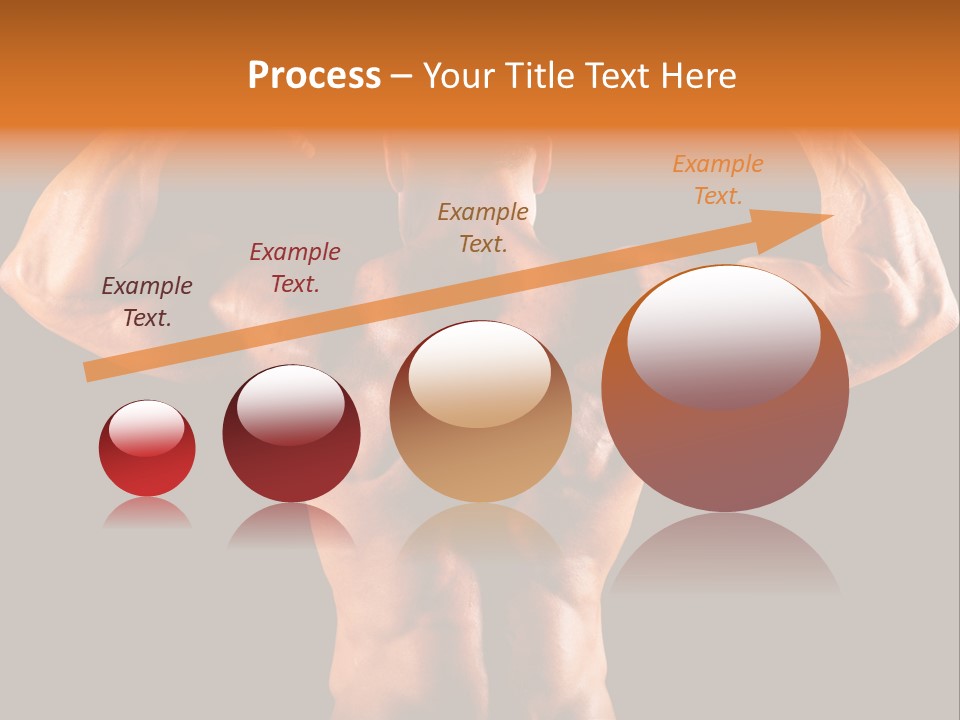 Posing Abdominal Body PowerPoint Template