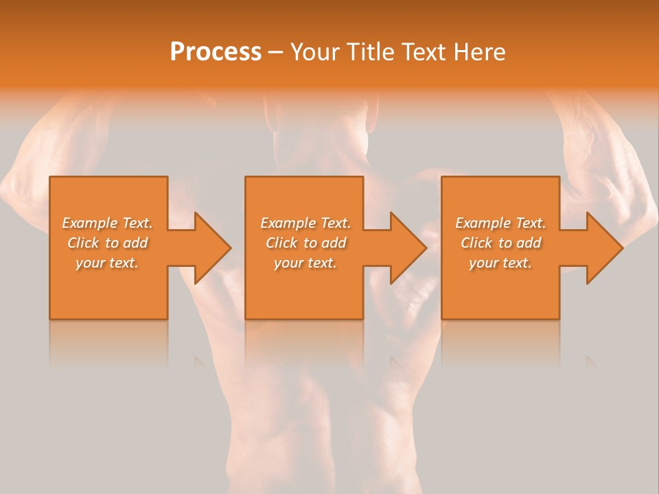 Posing Abdominal Body PowerPoint Template