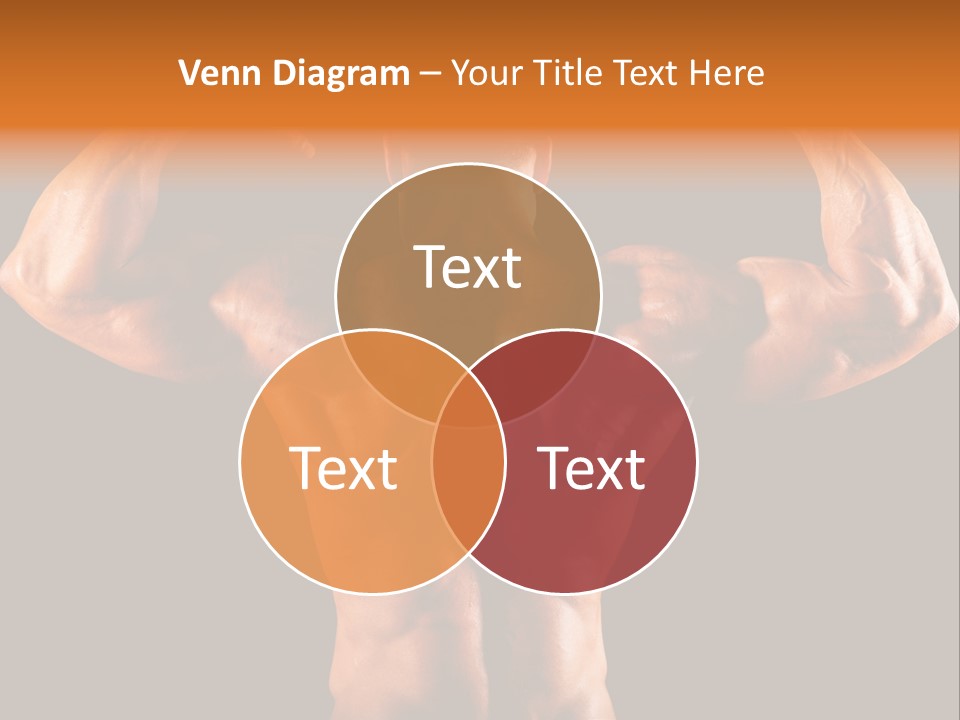 Posing Abdominal Body PowerPoint Template