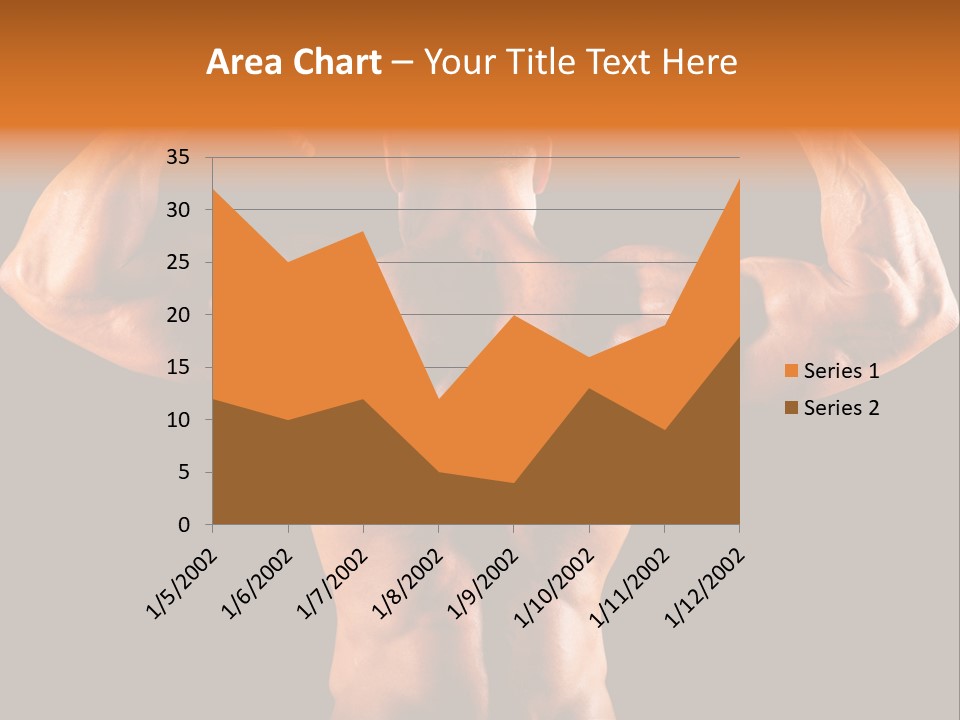 Posing Abdominal Body PowerPoint Template