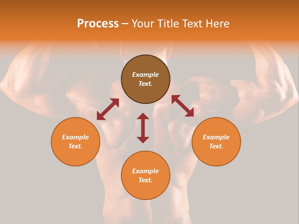 Posing Abdominal Body PowerPoint Template