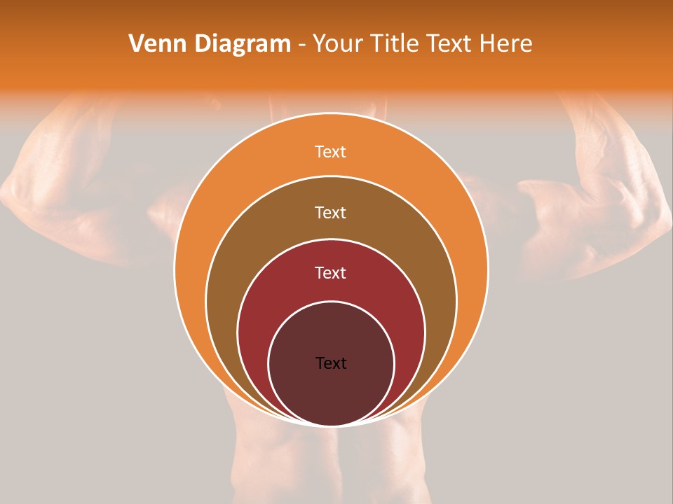 Posing Abdominal Body PowerPoint Template