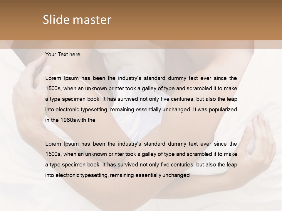 Couple Young Woman Daytime PowerPoint Template