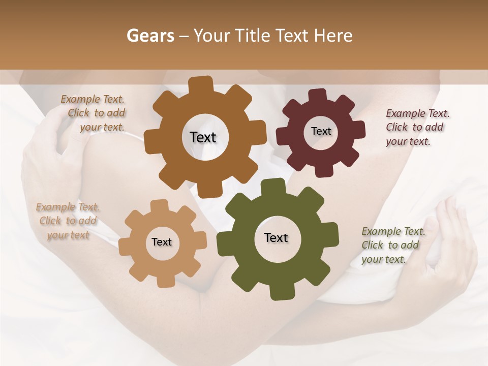 Couple Young Woman Daytime PowerPoint Template