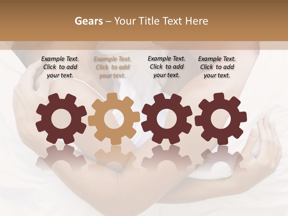 Couple Young Woman Daytime PowerPoint Template