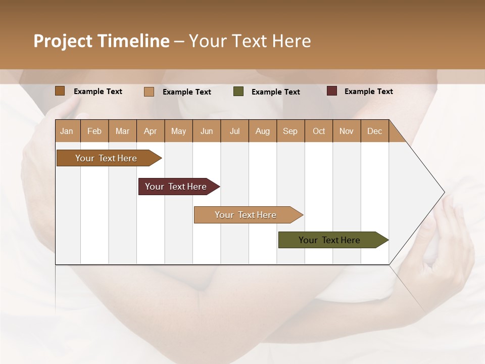 Couple Young Woman Daytime PowerPoint Template