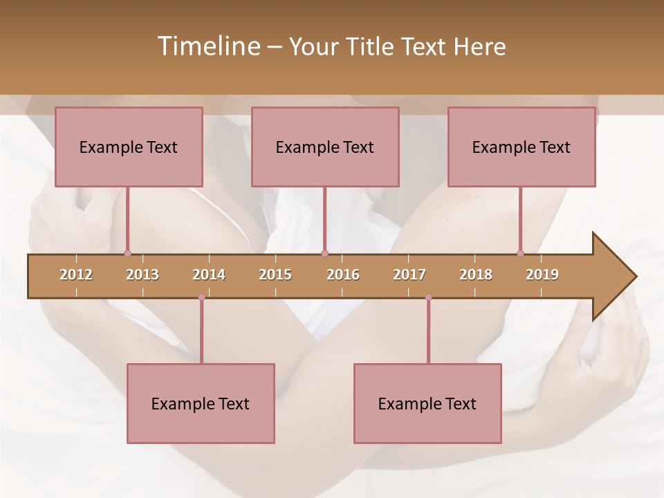 Couple Young Woman Daytime PowerPoint Template