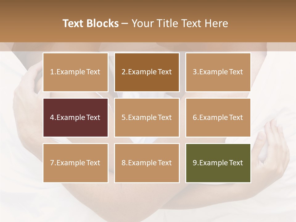 Couple Young Woman Daytime PowerPoint Template