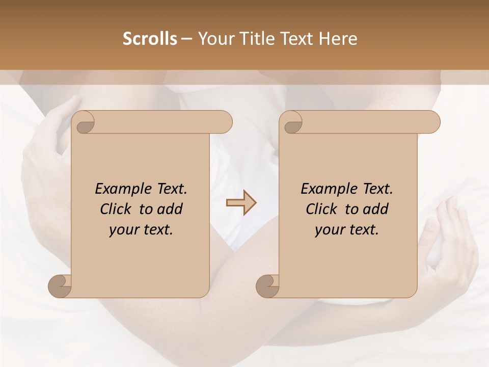 Couple Young Woman Daytime PowerPoint Template
