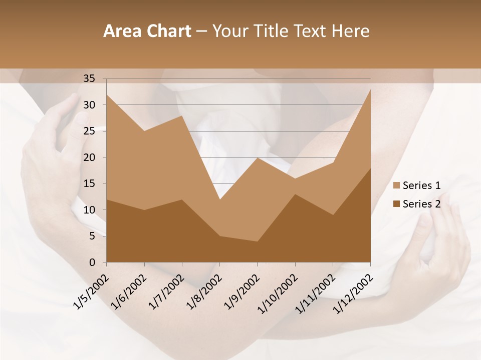 Couple Young Woman Daytime PowerPoint Template