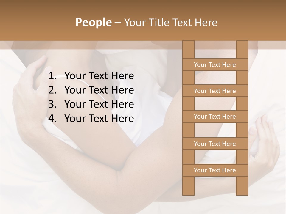 Couple Young Woman Daytime PowerPoint Template