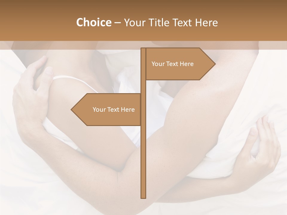 Couple Young Woman Daytime PowerPoint Template