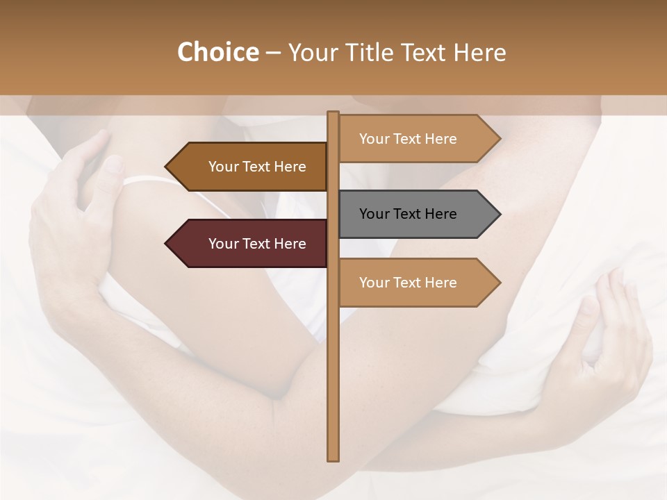 Couple Young Woman Daytime PowerPoint Template