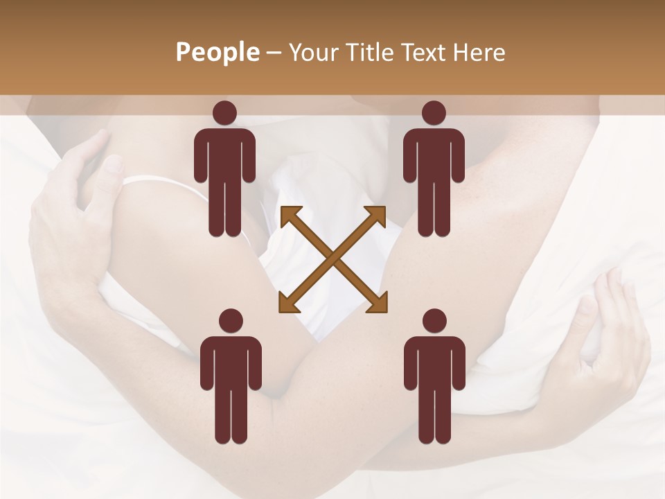 Couple Young Woman Daytime PowerPoint Template