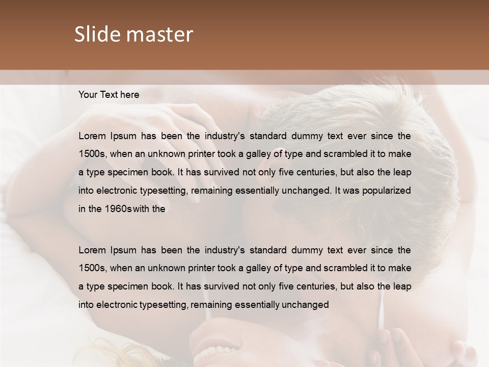 Relationships Head And Shoulders Bedroom PowerPoint Template