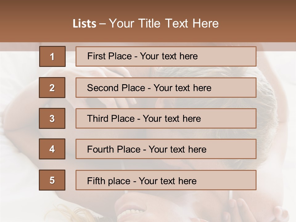 Relationships Head And Shoulders Bedroom PowerPoint Template