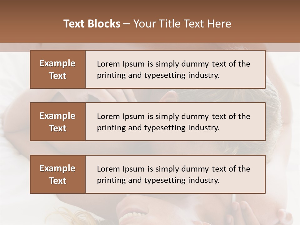 Relationships Head And Shoulders Bedroom PowerPoint Template