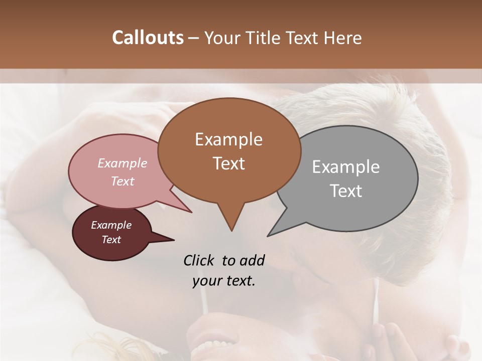 Relationships Head And Shoulders Bedroom PowerPoint Template