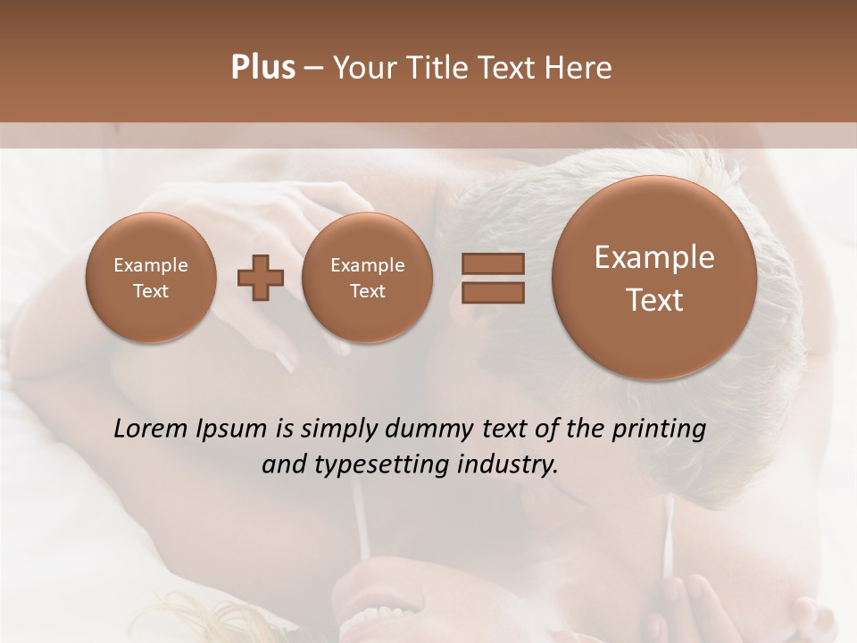 Relationships Head And Shoulders Bedroom PowerPoint Template