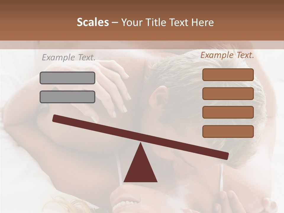 Relationships Head And Shoulders Bedroom PowerPoint Template