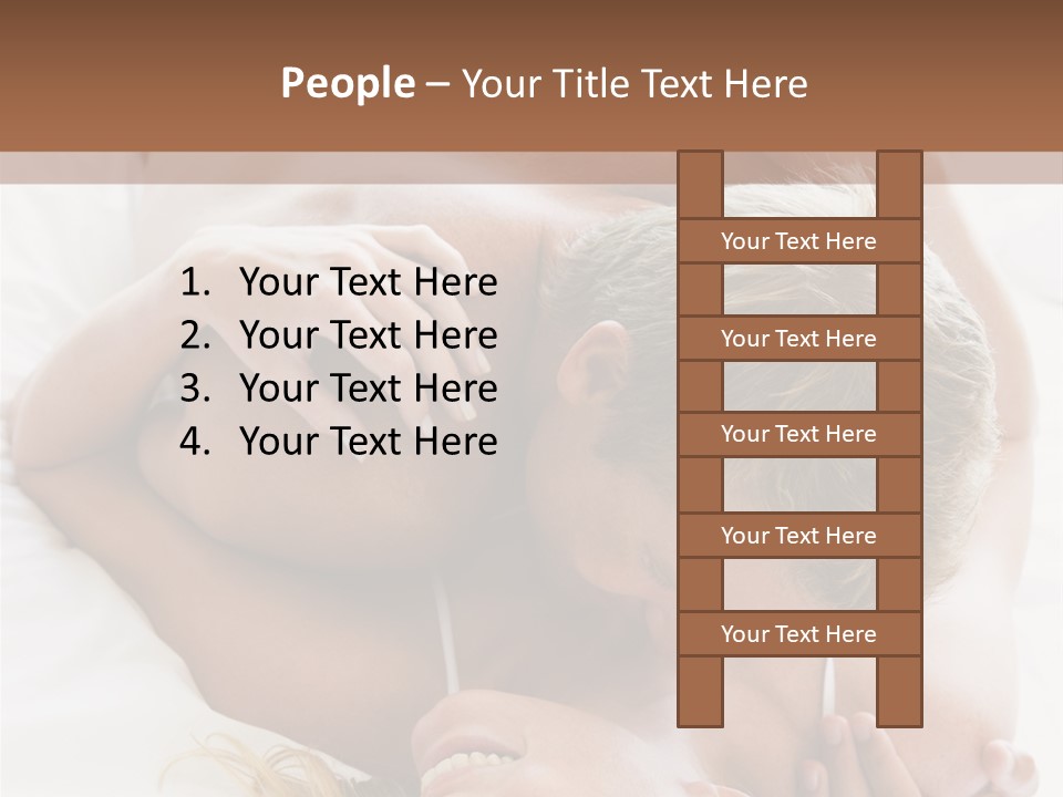 Relationships Head And Shoulders Bedroom PowerPoint Template