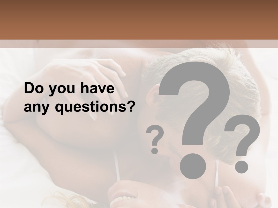 Relationships Head And Shoulders Bedroom PowerPoint Template