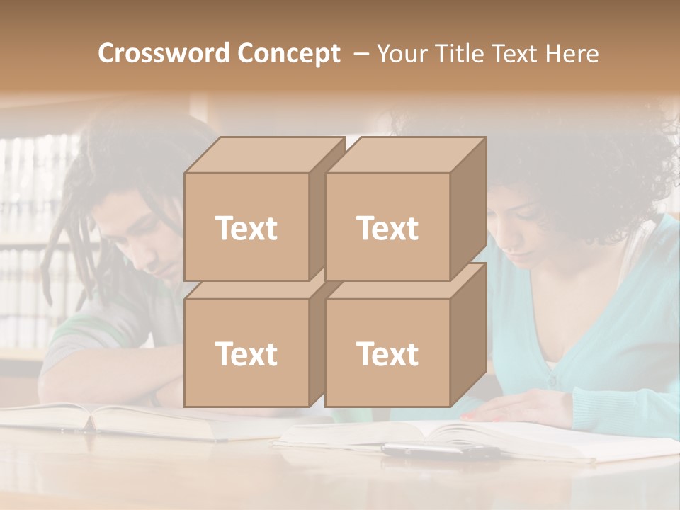 Reading Ethnic Female PowerPoint Template